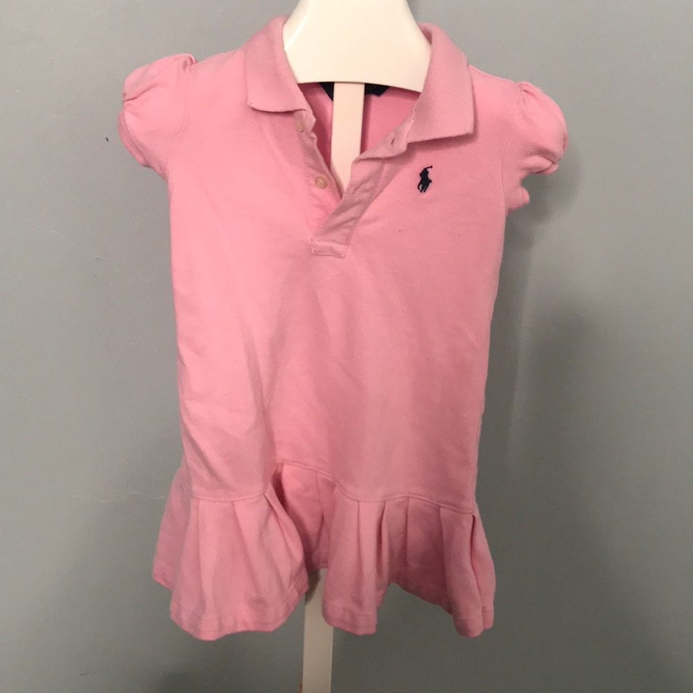 Ralph Lauren pink dress with matching bloomers.